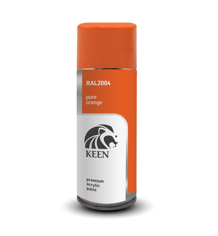 Sprayfärg Keen 400ml – RAL2004 Pure Orange