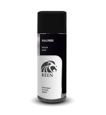 Sprayfärg Keen 400ml – RAL9005 Satin Black
