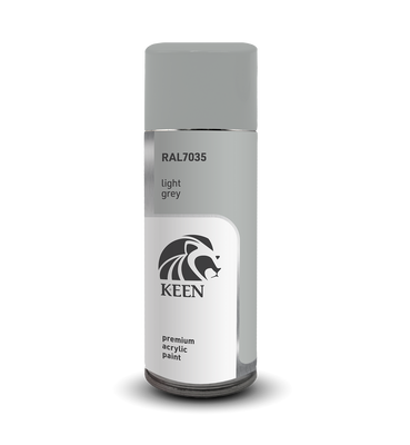 Sprayfärg Keen 400ml – RAL7035 Light Grey