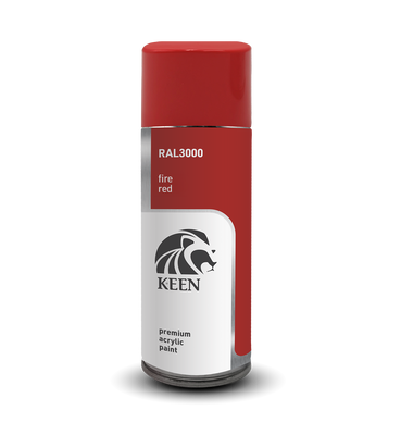 Sprayfärg Keen 400ml – RAL3000 Flame Red