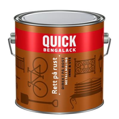 Direkt på Rost Jotun Quick Bengalack