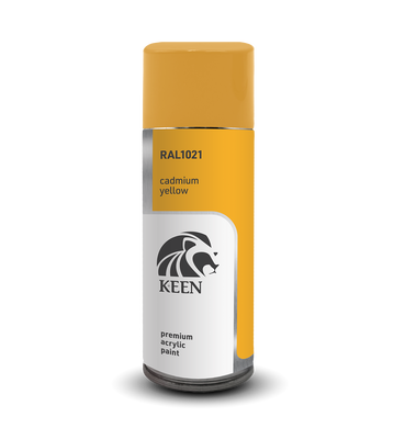 Sprayfärg Keen 400ml – RAL1021 Yellow