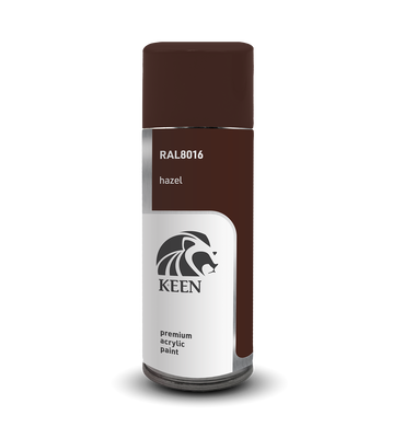 Sprayfärg Keen 400ml – RAL8016 Mahogany Brown