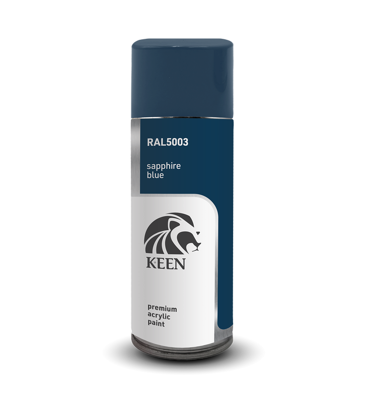 Sprayfärg Keen 400ml – RAL5003 Sapphire Blue
