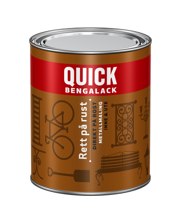 Direkt på Rost Jotun Quick Bengalack