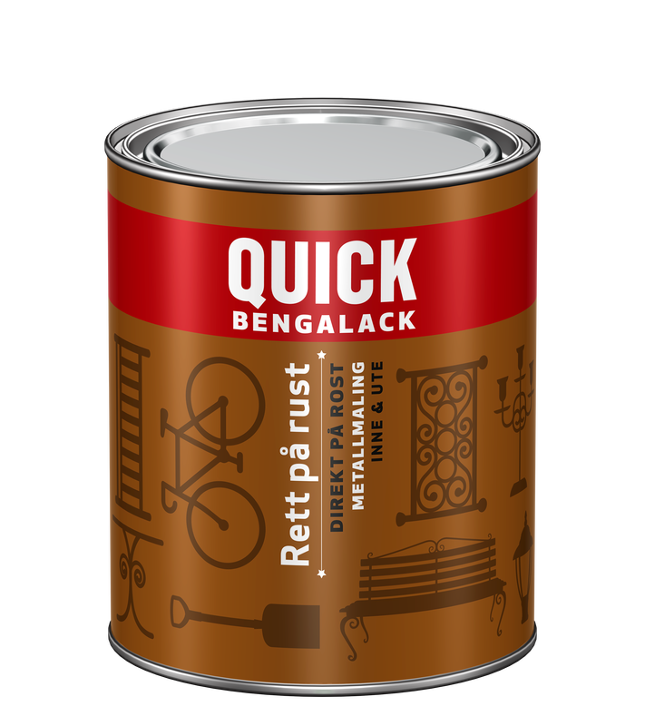 Direkt på Rost Jotun Quick Bengalack