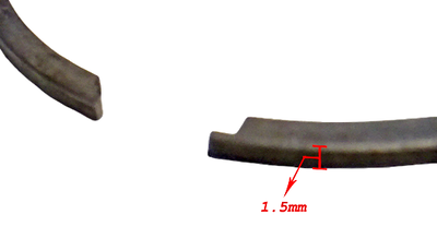 Kolvring 45.0mm X1.5B