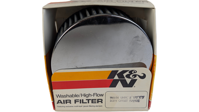 K&N FILTER,70mm,140x76mm,svart