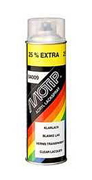 Spray Burk Klarlack