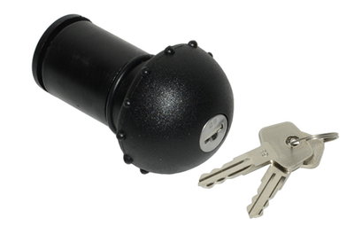 Tanklock Gilera Eco / Tomos med lås svart