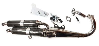 Avgassystem Peugeot Nm Ixil Twin Krom Karbon Ljuddämpare