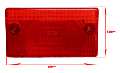 Baklytsglas Peugeot Rapido