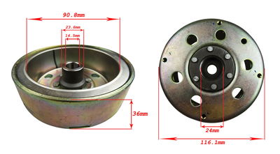Tandsystem Tomos / Solifer 12v 80w