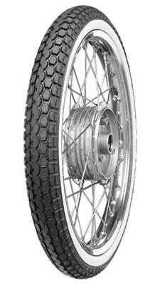 Buitenband 19X200 tt road wit continental kks10