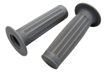 Gummihandtagssats Zundapp/Kreidler modell Magura classic grå  22/24mm