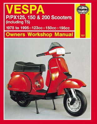 Haynes Verkstadshandbok - Vespa P & PX 125/150/200 (1978-2003)