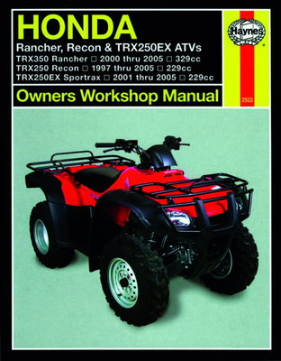 Haynes Werkplaatshandboek - Honda TRX 250/350 ATV (1997-2005)