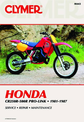Clymer Handboek - Honda CR250R-CR500R (81-87)