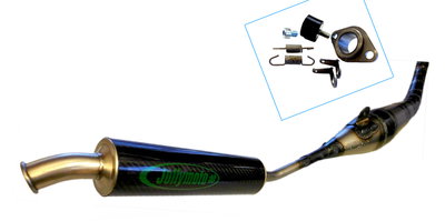Avgassystem Honda MB50 Jollymoto karbon