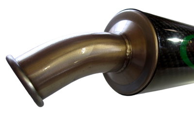 Avgassystem Honda MB80 Jollymoto karbon