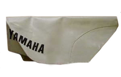 Sadelklädsel / överdrag Yamaha DT50MX / DT80MX vit (2P ej svenska modellen)