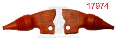 Handtagsarmskydd Sats Universal Röd