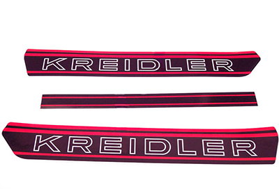 Dekal Kreidler tankset röd