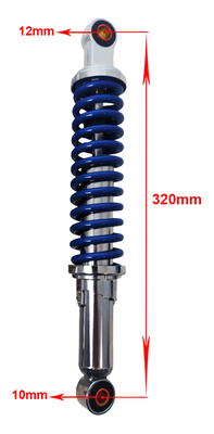 Schokbrekers Honda MB50/80/MT50/80 320mm blauw