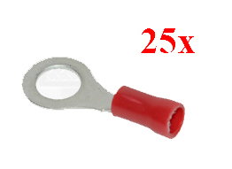 Kabelskor 6mm eye 1.5mm