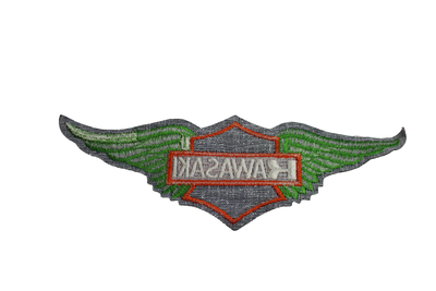 Tygmärke Kawasaki – Vinge – 32 cm