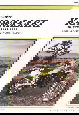Clymer Reparationshandbok Kawasaki KDX200 1983–1988