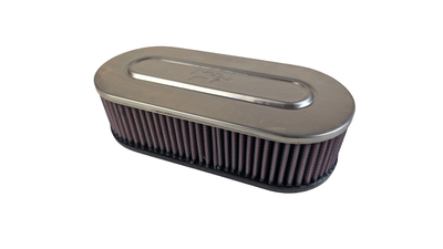 K&N FILTER,OVALT 2-1,52mm,krom