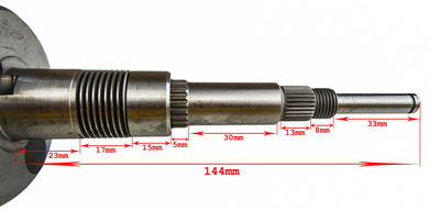 Vevaxel Morini motor Malossi RHQ