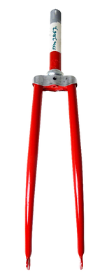 Framgaffel Röd – REX (168 mm över gaffelkrona, för 584-däck)