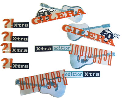 Dekal Gilera Eco Set Unplugged