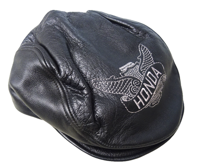 Läderkeps Honda The Leatherworks – Medium (äkta vintage från Roffes Motor AB)