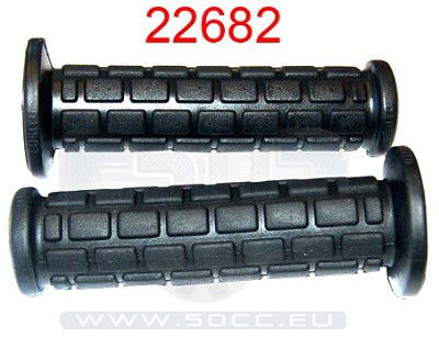 Gummihandtags sats svart Lång Model