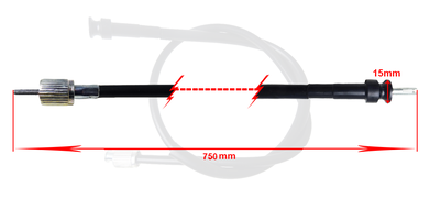 Varvräknar wire Honda MB50 / MB80 74cm