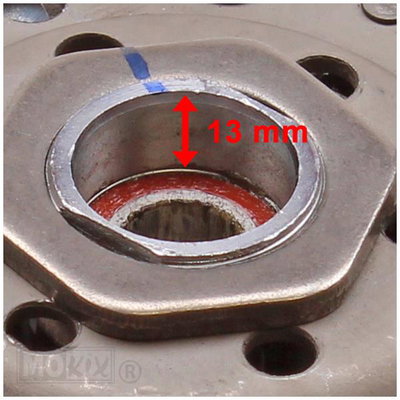 Koppeling + achter vario Minarelli 105 / 107mm