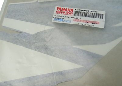 Dekal Yamaha Aerox Höger Fram Kåpa Höger 2002 Sc.Blå