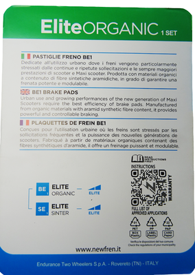 Bromsklossar Aprilia / CPI / Derbi / mfl ( AJP ) Newfren