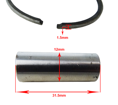  Kolvsats Yamaha 50cc 41.75mm DT50 / FS1 / RD50 / TY50