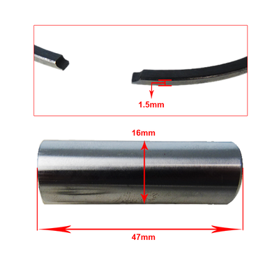 Kolvsats 56mm Yamaha TZR125 / DTR125 / KTM / Derbi / Sachs