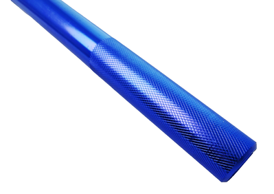 Stuur motorcross aluminium blauw / grijs