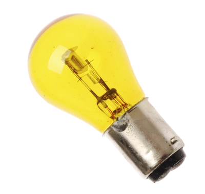 Lampa Bax15D 6V 15/15W Gul