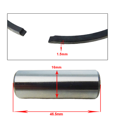 Kolv sats Yamaha DT125LC / RD125LC 56.0mm