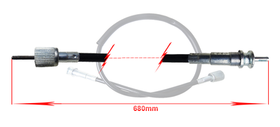 Varvräknare wire Honda MBX50 / MBX80 66cm