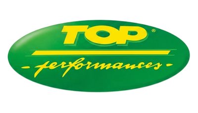 Dekal Top Performance grön / gul