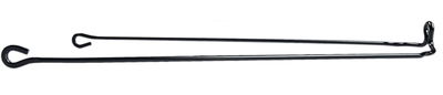 Bevestigingsset voor stalen zwarte scherm 24 inch