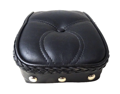 Sockerbit Extra Tunn – med Braid & Spots (Svart Skinnimitation)